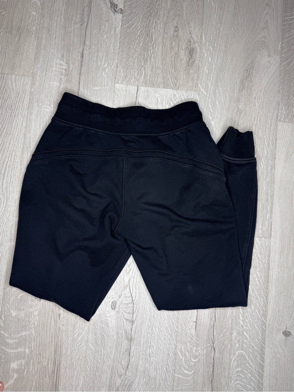 Lululemon Black Drawstring Jogger Pants - Picture 2 of 4